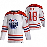 Edmonton Oilers 18 James Neal White Adidas 2020-21 Reverse Retro Alternate Jersey Dzhi,baseball caps,new era cap wholesale,wholesale hats